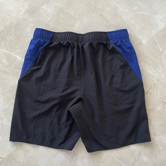 PRINCE Men’s Shorts Size XL Black Blue White Prince Men Tennis Color Block Short - Picture 2 of 6